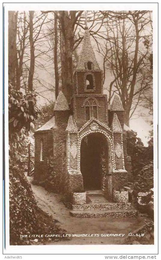 The Little Chapel , Les Vauxbelets, Guernsey Valentine Real Photo - Guernsey