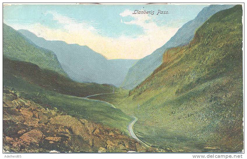 Wales Llanberis Pass 1913 The Woodbury Series, 1913 Finsbury Park - Caernarvonshire