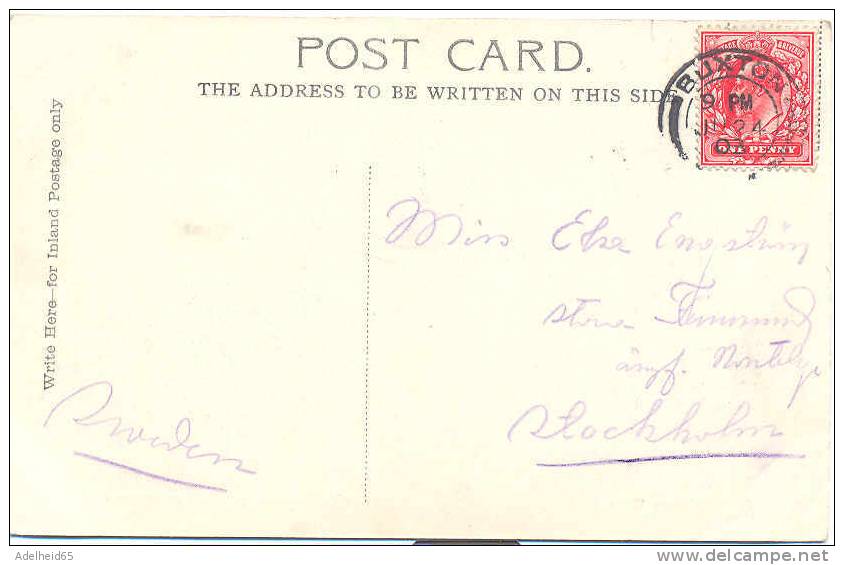 High Tor Miller´s Dale 1903 Buxton Postmark - Derbyshire