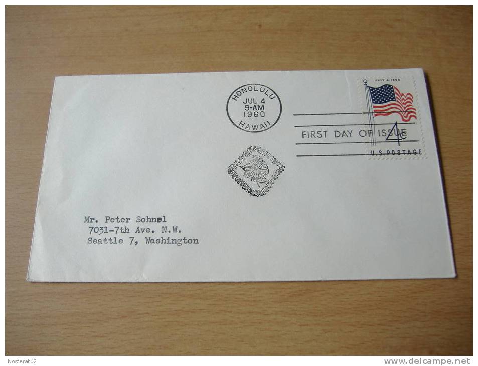 USA: FDC July, 4  (1960) - 1951-1960