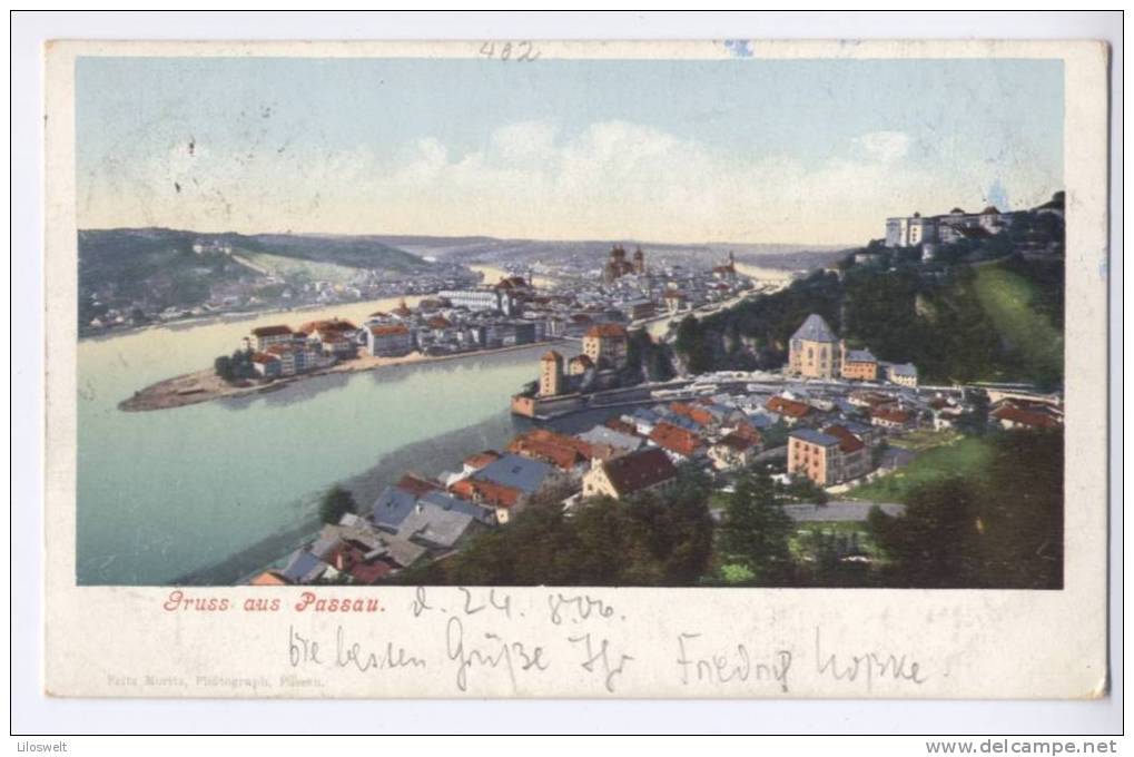 Gruss Aus Passau 1906 - Passau