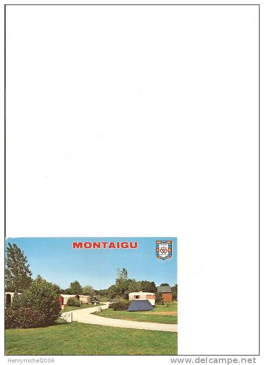 Cpm Montaigu, Camping De La Chausseliere - Montaigu