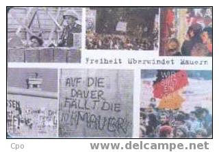 # GERMANY P19_99 Freiheit Uberwindet Mauern 12 Uniqa 10.99 Tres Bon Etat - P & PD-Series: Schalterkarten Der Dt. Telekom