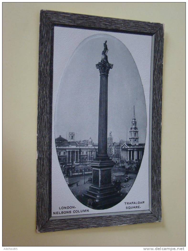 Rare Luxury Card 1914 London Nelson Column E.L. Nr. 65 - Autres & Non Classés