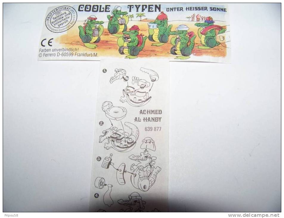 KINDER - BPZ Allemand Coole Typen 639877 Achmed Al Handy - Instructions