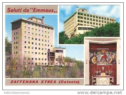 21844)cartolina Illustratoria Zafferana Etnea- Albergo Emmaus  - Nuova - Viareggio