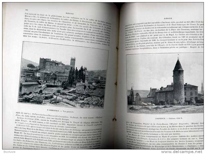 RHONE Geographie Pittoresque Et Monumentale De La France Texte Carte Et Nombreuses Illustrations -voir Liste - Rhône-Alpes