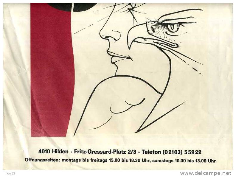 - TREMOIS . AFFICHE D´EXPO . GALERIE MICHELS HILDEN . 1982 - Affiches