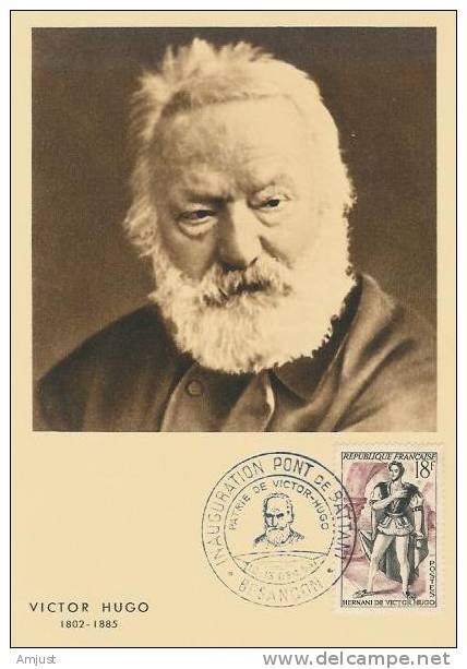 Carte Maximum,Maxi Cards,Victor Hugo - 1950-1959