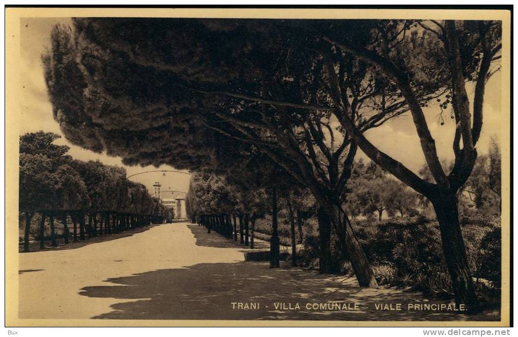 TRANI   BARI PUGLIA  NON VIAGGIATA  COME DA FOTO FORMATO PICCOLO ED. SCOCCIMARRO - Trani