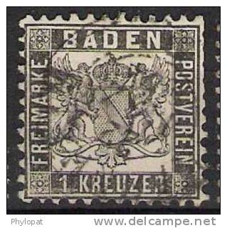 ALLEMAGNE BADE 1862 N°16 @ - Used