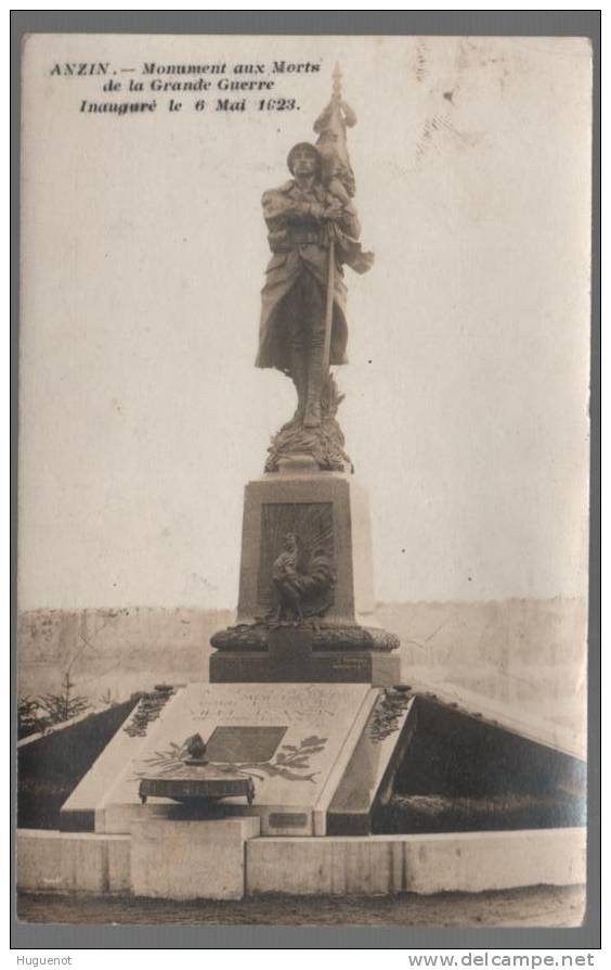 C - CARTE POSTALE - 58 - ANZIN - LE MONUMENT AUX MORTS - - Anzin