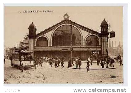 Cpa LE HAVRE La Gare -GF N°1 - Gare