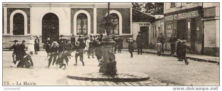 DAMMARIE-LES-LYS ( SEINE-ET-MARNE )/ LA MAIRIE ( Animation D´écoliers, Devant "école Enfantine"+ POSTES ET TELEGRAPHES ) - Dammarie Les Lys