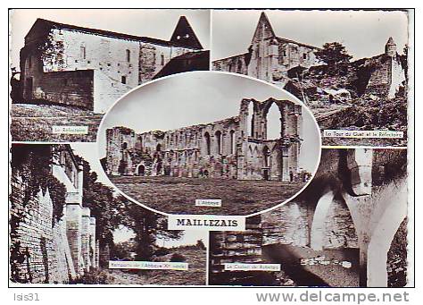 Dép 85 - RF2881 - Maillezais - L´Abbaye - Multivues - Bon état - Semi Moderne Grand Format - Maillezais