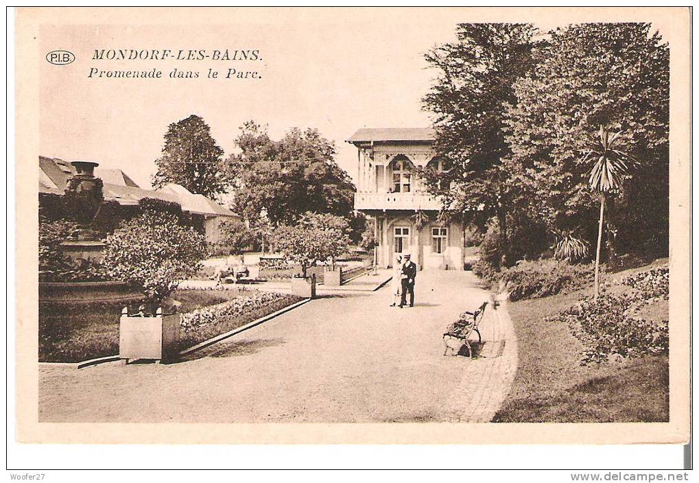 MONDORF LES BAINS Promenade Dans Le Parc - Bad Mondorf
