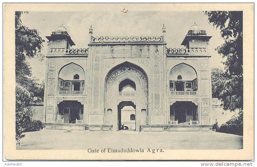 India,  Agra, Gate Of Etmaduddowla , C 1910, Mirza & Sons, Delhi - Indien