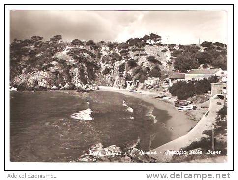 21881)cartolina Illustratoria  Isole Tremiti - Spiaggia Delle Arene - Campobasso