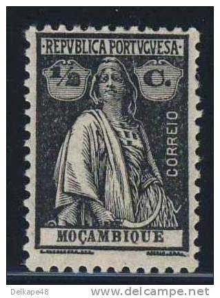 Mocambique  Mozambique 1921/1922 Mi 154yC * Black / 12:11½ - "Ceres"Roman Godess Of Agriculture, Grain Crops / Landwirts - Mitología