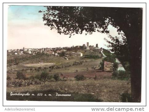 21905)cartolina Illustratoria  Guardiagrele -  Panorama - Chieti