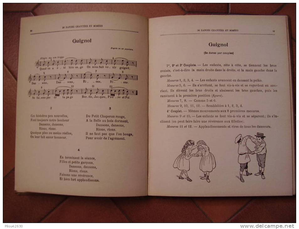 36 Danses Chantées Et Mimées Pour Les Petits - Librairie Fernand Nathan  - 1935 - 85 P. - Jeux De Société