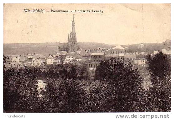 WALCOURT PANORAMA VUE PRISE DE LENERY FELDPOST 1918  PASSEE SENSOR - Walcourt