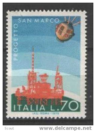 ITALIA - ITALIE - ITALY - 1975 - PROJET SPATIAL SAN MARCO YT 1225 ** - Europe