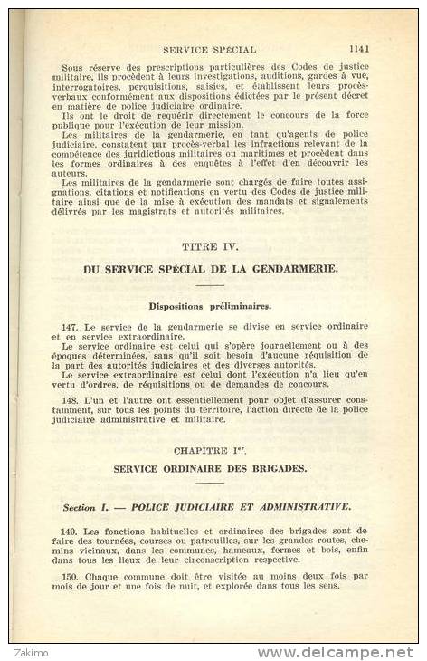 Codes Francais Nouveau Recueil à L Usage De La Gendarmerie - Politie & Rijkswacht