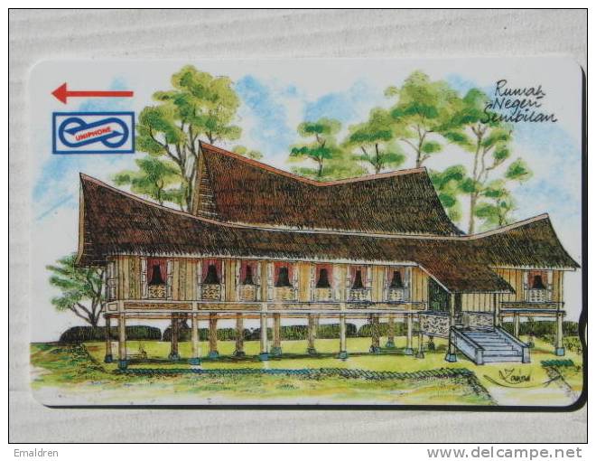 Rumah Negri Sembilan (pile-house - Paalwoning - Maison Sur Pilotis) - Malaysia