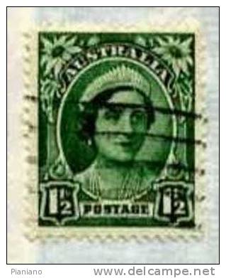 PIA - AUSTRALIA  - 1942-44 : Serie Corrente : Regina Elisabetta - (Yv 144) - Used Stamps