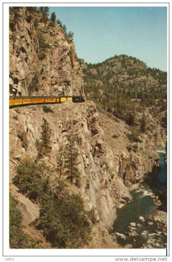 Locomotive à Vapeur / Dampflokomotive / Steam Locomotive ° Narrow-Gauge Train Of The Rio Grande Railroad - Trains