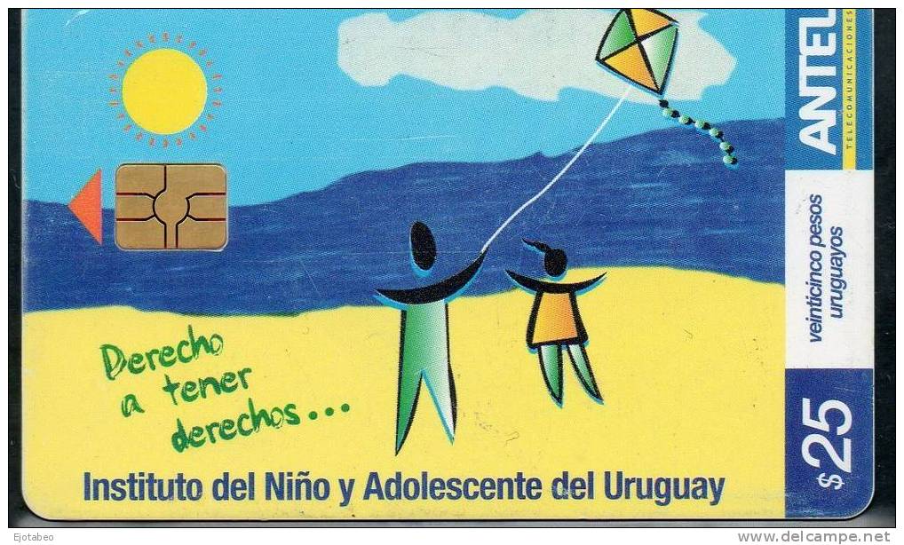 52 URUGUAY Tarj.Telef. 480 -Inst. Del Niño Y Del Adolecente Del Uruguay. - Uruguay