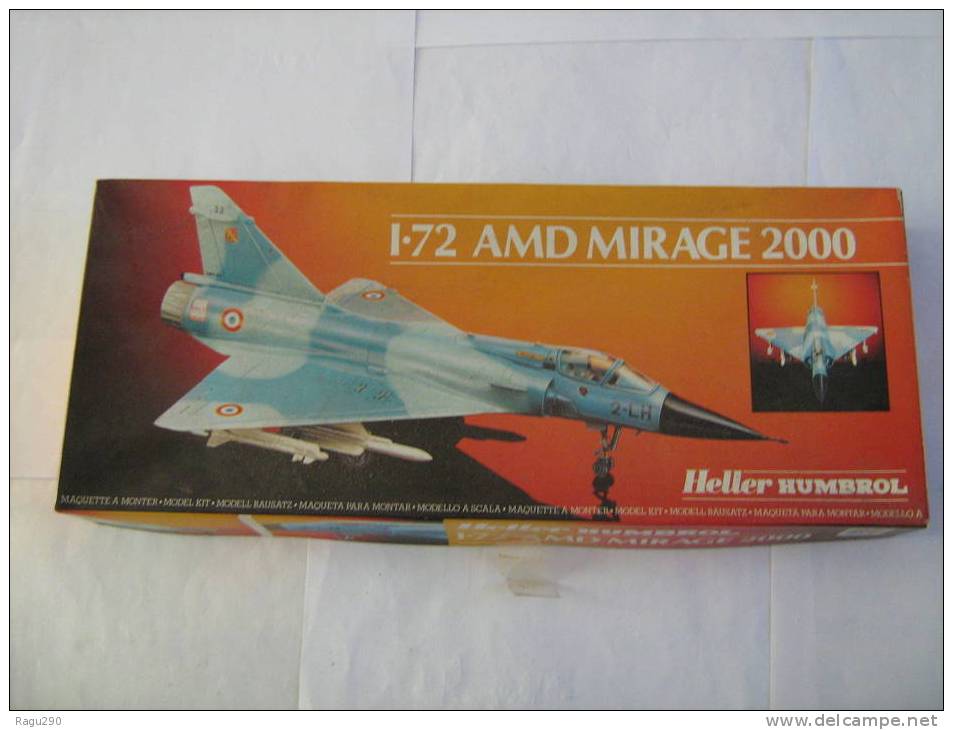 MAQUETTE HELLER  MIRAGE 2000 - Airplanes