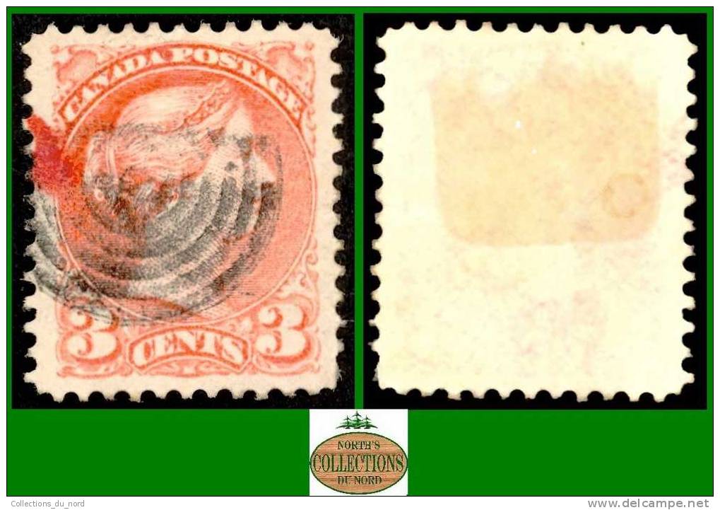 Canada (Unitrade & Scott # 37 C -  Small Queens Issue / Émission Petites Reines) (o) F - Ungebraucht