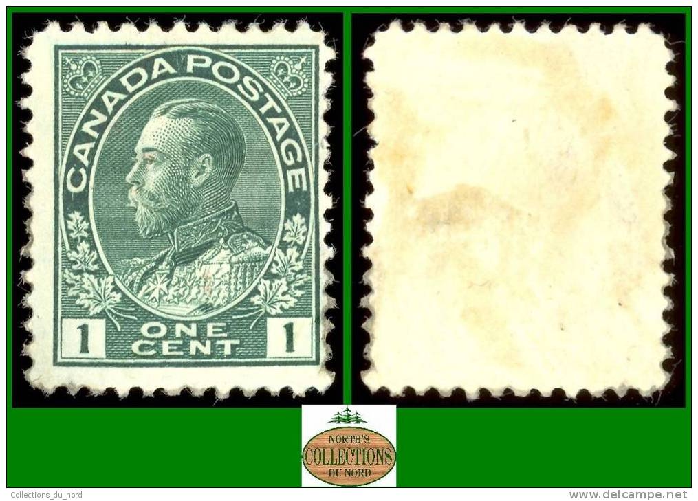 Canada (Unitrade & Scott # 104 - King George V Admiral Issue / Émission Amiral Du Roi George V) (Mint) F - Ungebraucht