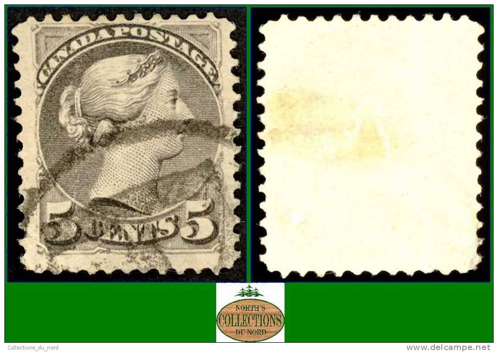 Canada (Unitrade & Scott # 38 -  Small Queens Issue / Émission Petites Reines) (o) F - Gebraucht