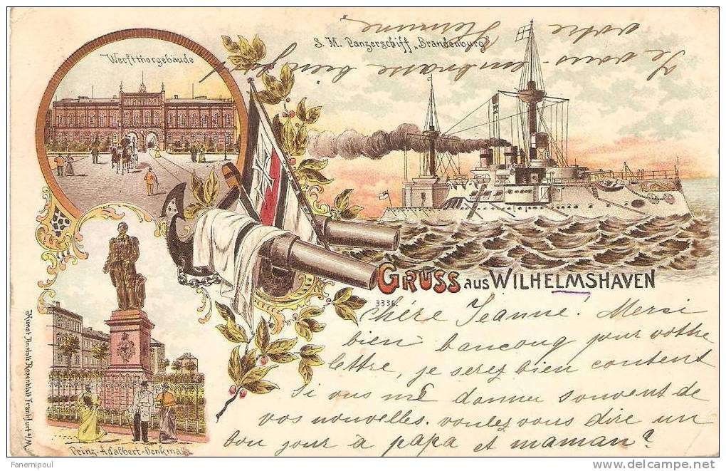 GRUSS AUS WILHELMSHAVEN . - Wilhelmshaven