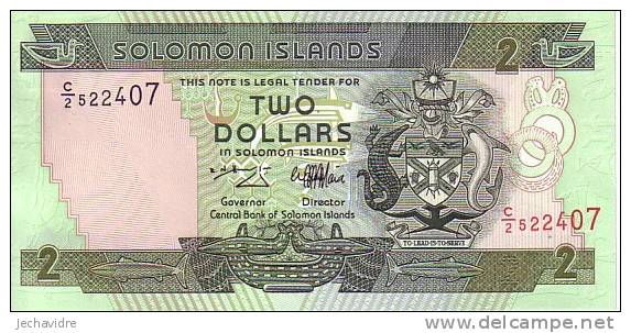 SALOMONS ISLANDS   2 Dollars Emission De 2006     ***** BILLET  NEUF ***** - Isola Salomon