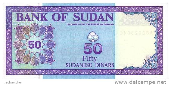 SOUDAN  50 Dinars  Emission De 1992   Pick 54 D     ***** QUALITE  XF ***** - Soedan