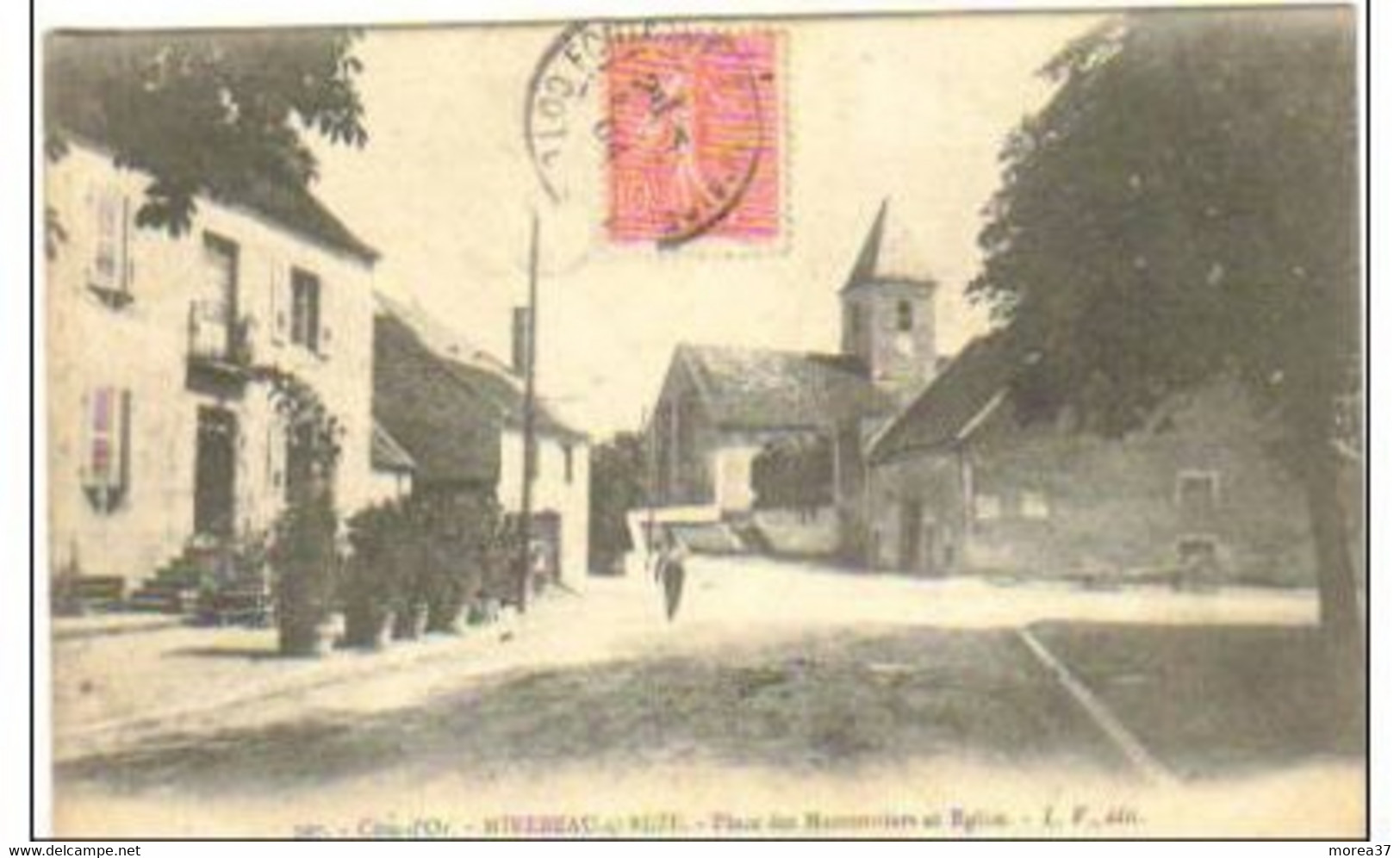 MIREBEAU S/BEZE Place Des Marronniers Et L'église - Mirebeau