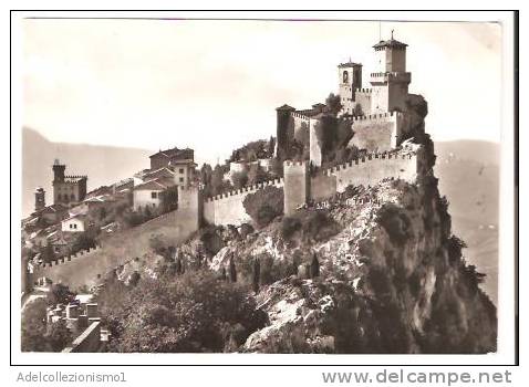 21980)cartolina Illustratoria  Rep. Di San Marino -  Panorama - Rieti