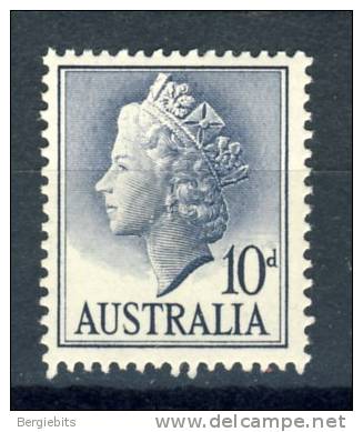 1956-1957 Australia MNH 10d Queen Elizabeth Scott # 299 - Mint Stamps