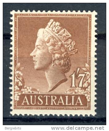 1956-1957 Australia MNH 1 Shilling 7d Queen Elizabeth Scott # 301 - Mint Stamps