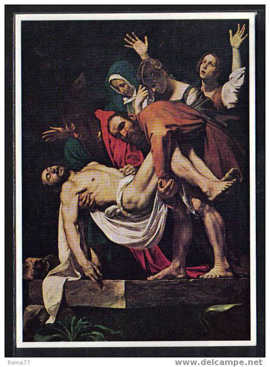 BOL1471 - SMOM , ANNO SANTO  Caravaggio  : Cartolina Ufficiale - Quadri