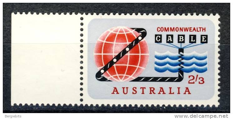 1963 Australia MNH Undersea Cable Scott # 381 - Mint Stamps