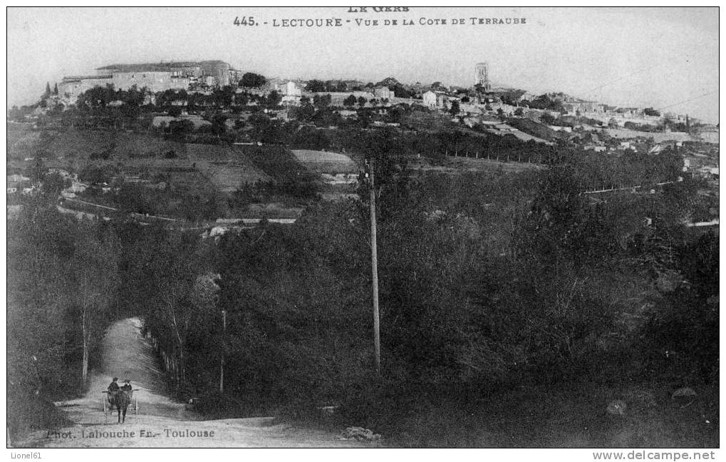 LECTOURE : (323) Vue De La Cote De Terraube - Lectoure