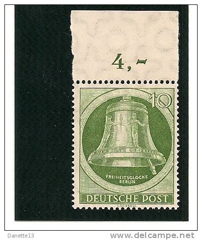 MICHEL - BAND 2 - 1951 - EINWEIHUNG DER FREIHEITSGLOCKE IM TURM DES SCHÖNEBERGER RATHAUSES - Unused Stamps