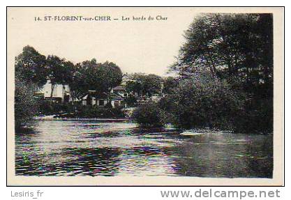 CPA - SAINT FLORENT SUR CHER - LES BORDS DU CHER - 14 - - Saint-Florent-sur-Cher