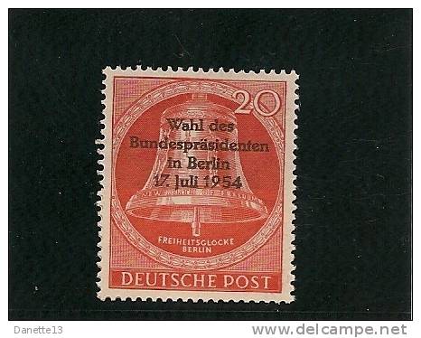MICHEL - BAND 2 - 1954 - WAHL DES BUNDESPRÄSIDENTEN - Unused Stamps
