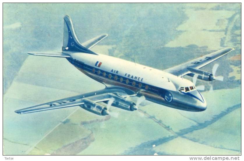 Air France - Vickers " Viscount " - 1946-....: Era Moderna